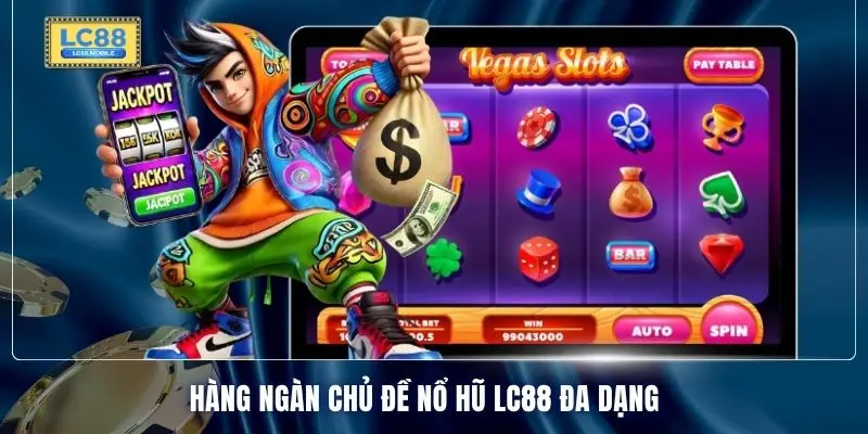 Hàng ngàn chủ đề nổ hũ LC88 đa dạng