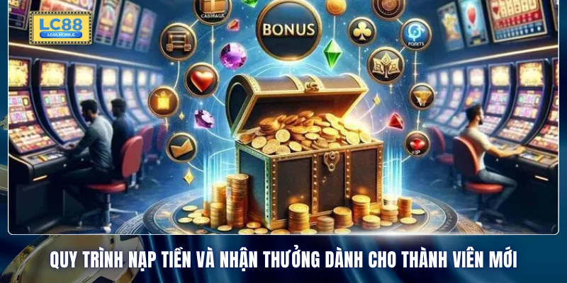 Quy trình nạp tiền và nhận thưởng dành cho thành viên mới